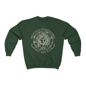 Sweat Medusa Sweat livresque Sweat livre Sweat lecture mythologie grecque Dark Academia Vêtements Chemise poète image 6