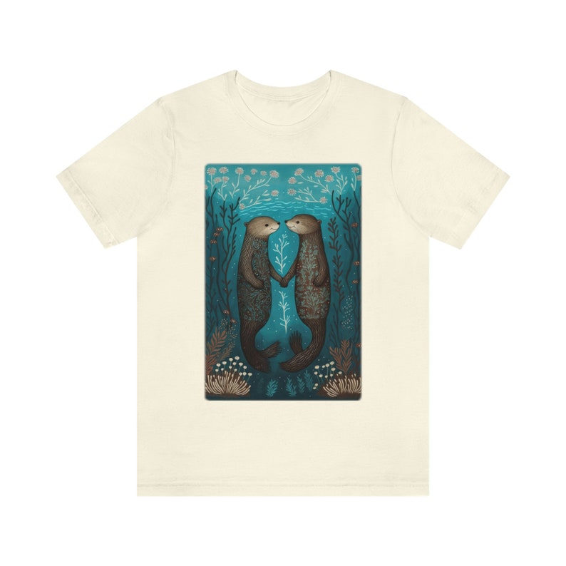 Cute Otter Shirt Ocean Shirt Sea Animals Shirt Otter Gifts Sea Otter Gift Animal Lover Shirt Sea Creature Tee Ocean Animal T Shirt image 6