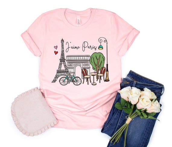 J'aime Paris Shirt, I Love Paris TShirt, French T-Shirt, Bonjour Tee, Cest La Vie Shirt, Paris Trip Shirt, Paris Vacation Gift, France Shirt