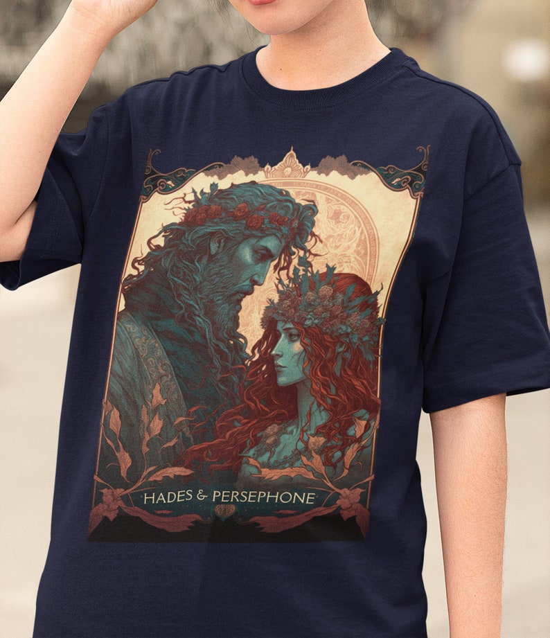 Hades and Persephone Tarot Card Shirt Mythology Shirt Poet Etsy