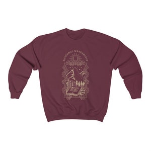 Bookish sweater Fictieve Wanderlust Book Sweater Reading Sweatshirt Bookish Crewneck Dark Academia Clothing Poet Shirt afbeelding 4