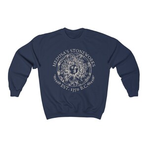 Sweat Medusa Sweat livresque Sweat livre Sweat lecture mythologie grecque Dark Academia Vêtements Chemise poète image 7