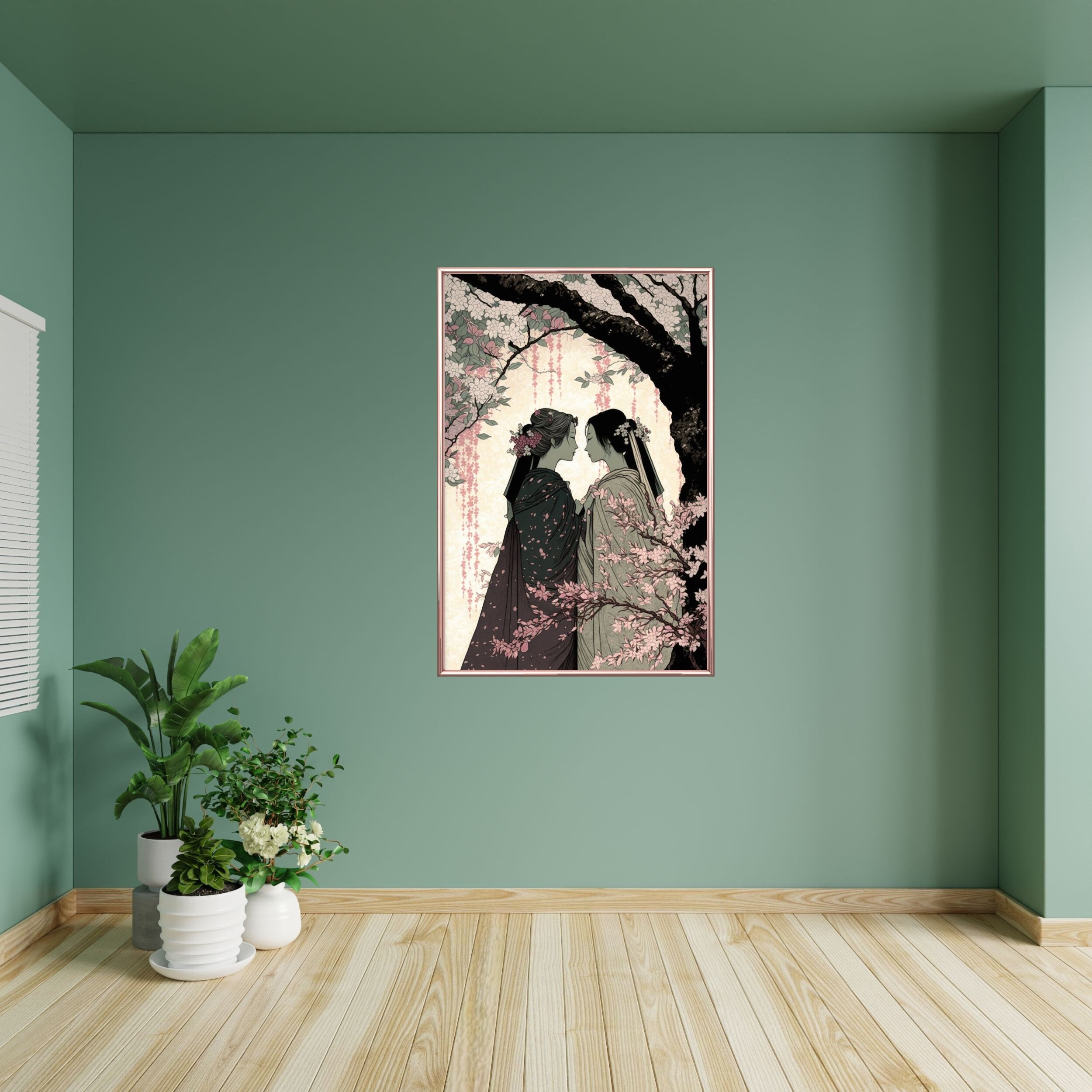 その他 Sapphic Art (Temptation Collection) Sapphic Art Lesbian Art Sapphic Art Print Queer Art Lesbian Art