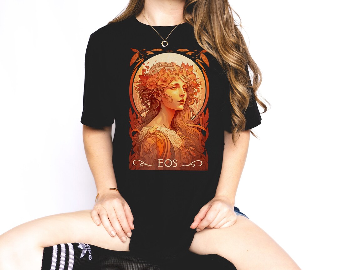 Eos Goddess of Dawn Greek Mythology Shirt Greek Goddess Dark Academia ...