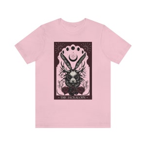 Jackalope Shirt Cryptid Shirt Jackalope Tarot Karte T Shirt Cryptid Tarot Shirt Supernatural Cryptids T-Shirt Folklore Cryptidcore Shirt Bild 6