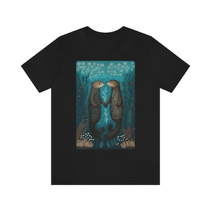 Cute Otter Shirt Ocean Shirt Sea Animals Shirt Otter Gifts Sea Otter Gift Animal Lover Shirt Sea Creature Tee Ocean Animal T Shirt image 4