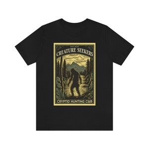 Creature Seekers Cryptid Hunting Club Shirt Cryptid Shirt Cryptidcore Shirt Crytozoology Shirt Bigfoot Shirt Sasquatch Shirt Mothman Shirt image 4