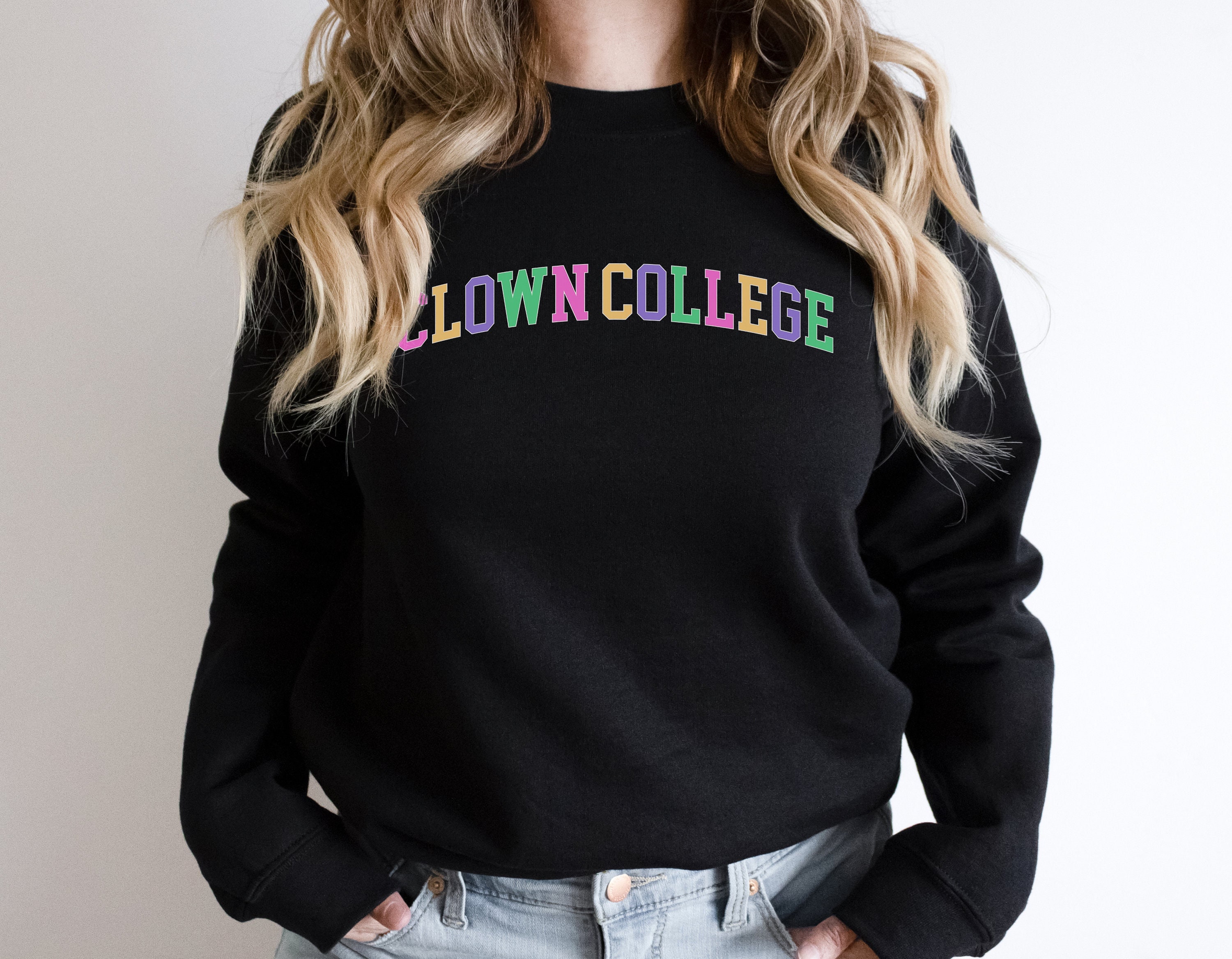 Clowncore Sweatshirt Weirdcore Clown 