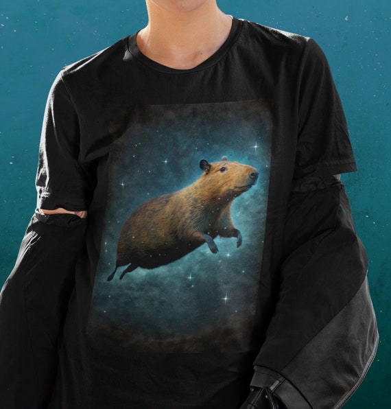 Celestial Capybara Shirt Oddly Specific Shirt Weird Shirt Capybara Meme Shirt Funny Capybara Shirt Capybara Gift