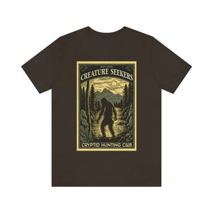 Creature Seekers Cryptid Hunting Club Shirt Cryptid Shirt Cryptidcore Shirt Crytozoology Shirt Bigfoot Shirt Sasquatch Shirt Mothman Shirt image 5