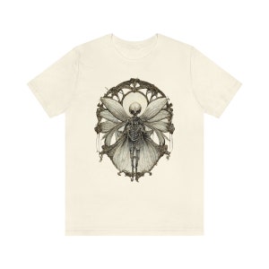 Goblincore Shirt Skeleton Fairy Shirt Grunge Fairycore Shirt Fairy Grunge Shirt Dark Cottagecore Shirt Dark Fairycore Clothing image 6