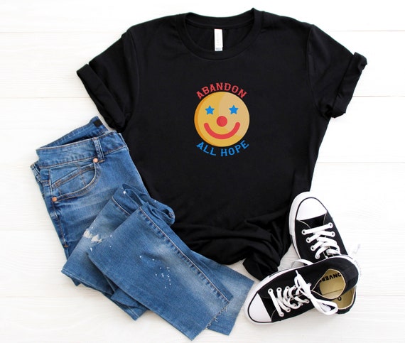 Dark Clowncore Shirt Weirdcore Clown Tshirt Clowncore Clothing Tee