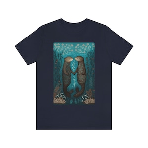 Cute Otter Shirt Ocean Shirt Sea Animals Shirt Otter Gifts Sea Otter Gift Animal Lover Shirt Sea Creature Tee Ocean Animal T Shirt image 7