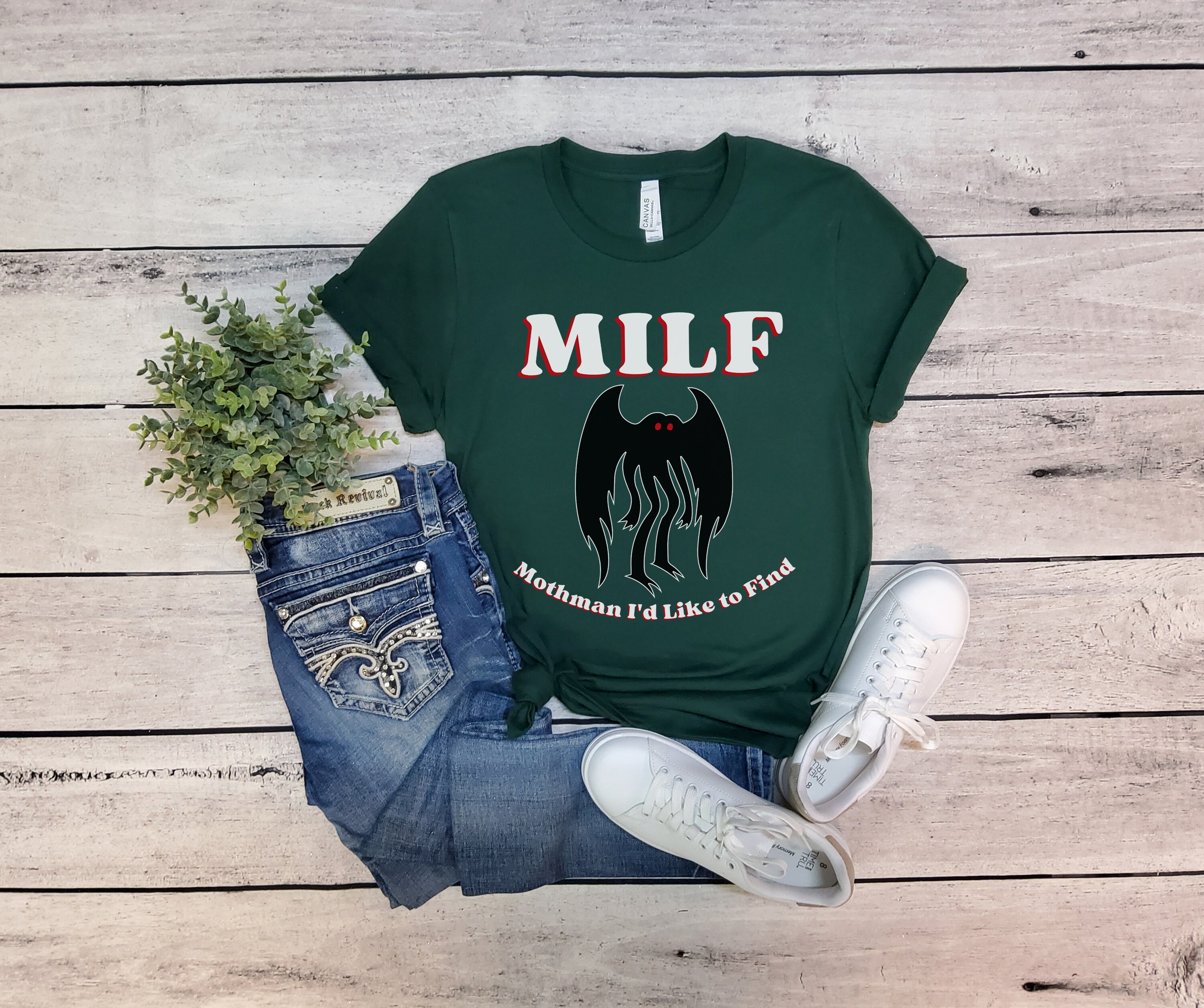 Mothman Shirt Mothman MILF Shirt Funny Mothman T-shirt Cryptid