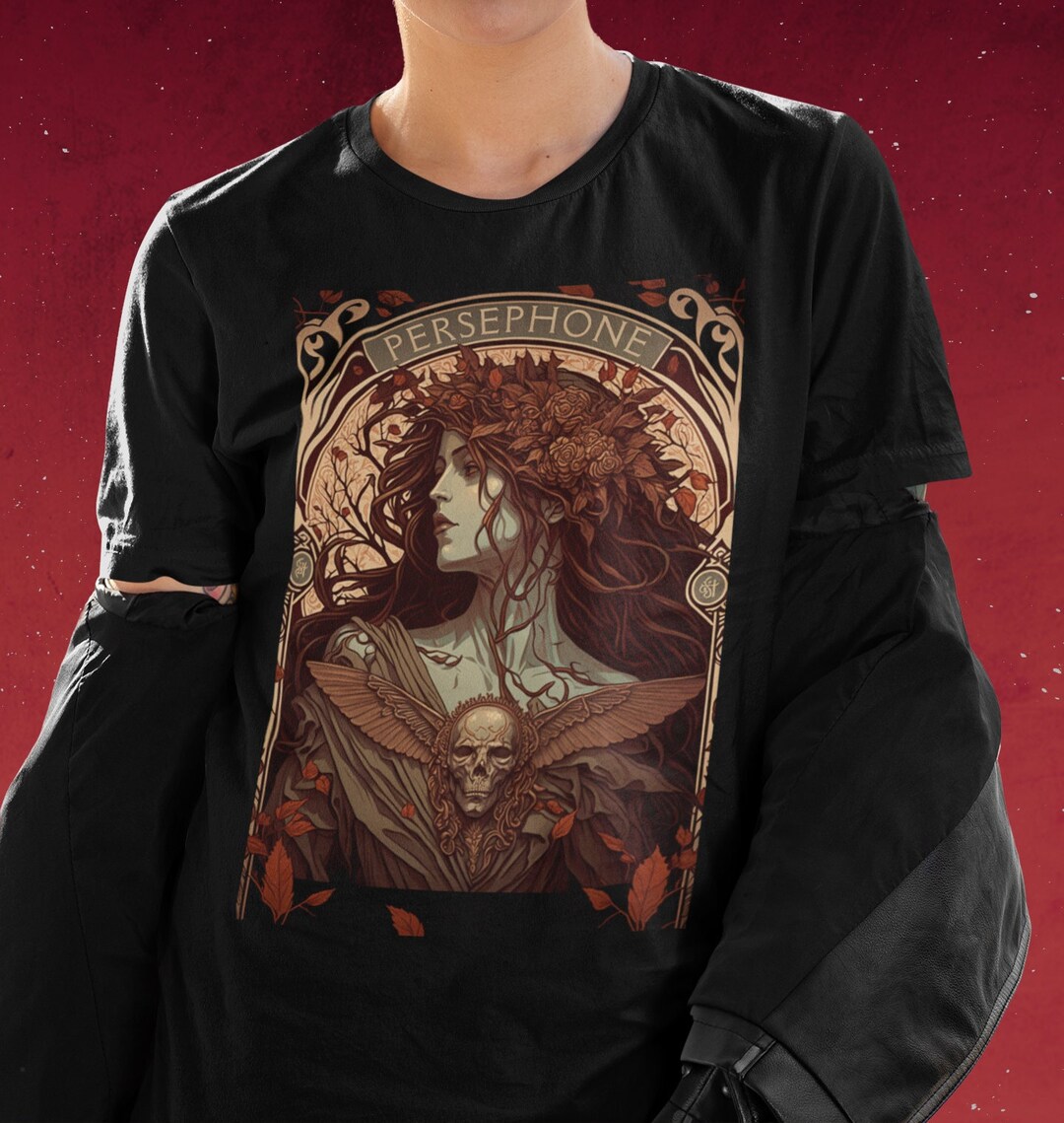 Persephone Tarot Card Shirt Mythology Shirt Poet Shirt Greek Mythology