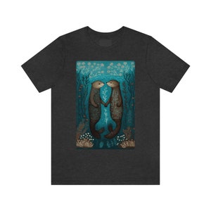 Cute Otter Shirt Ocean Shirt Sea Animals Shirt Otter Gifts Sea Otter Gift Animal Lover Shirt Sea Creature Tee Ocean Animal T Shirt image 5