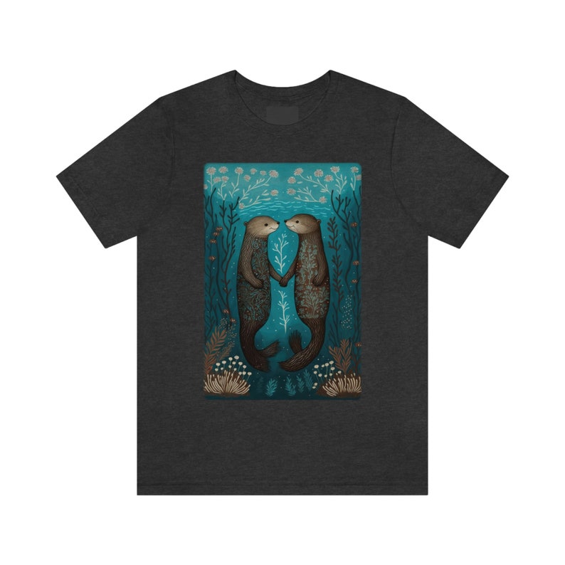Cute Otter Shirt Ocean Shirt Sea Animals Shirt Otter Gifts Sea Otter Gift Animal Lover Shirt Sea Creature Tee Ocean Animal T Shirt image 5
