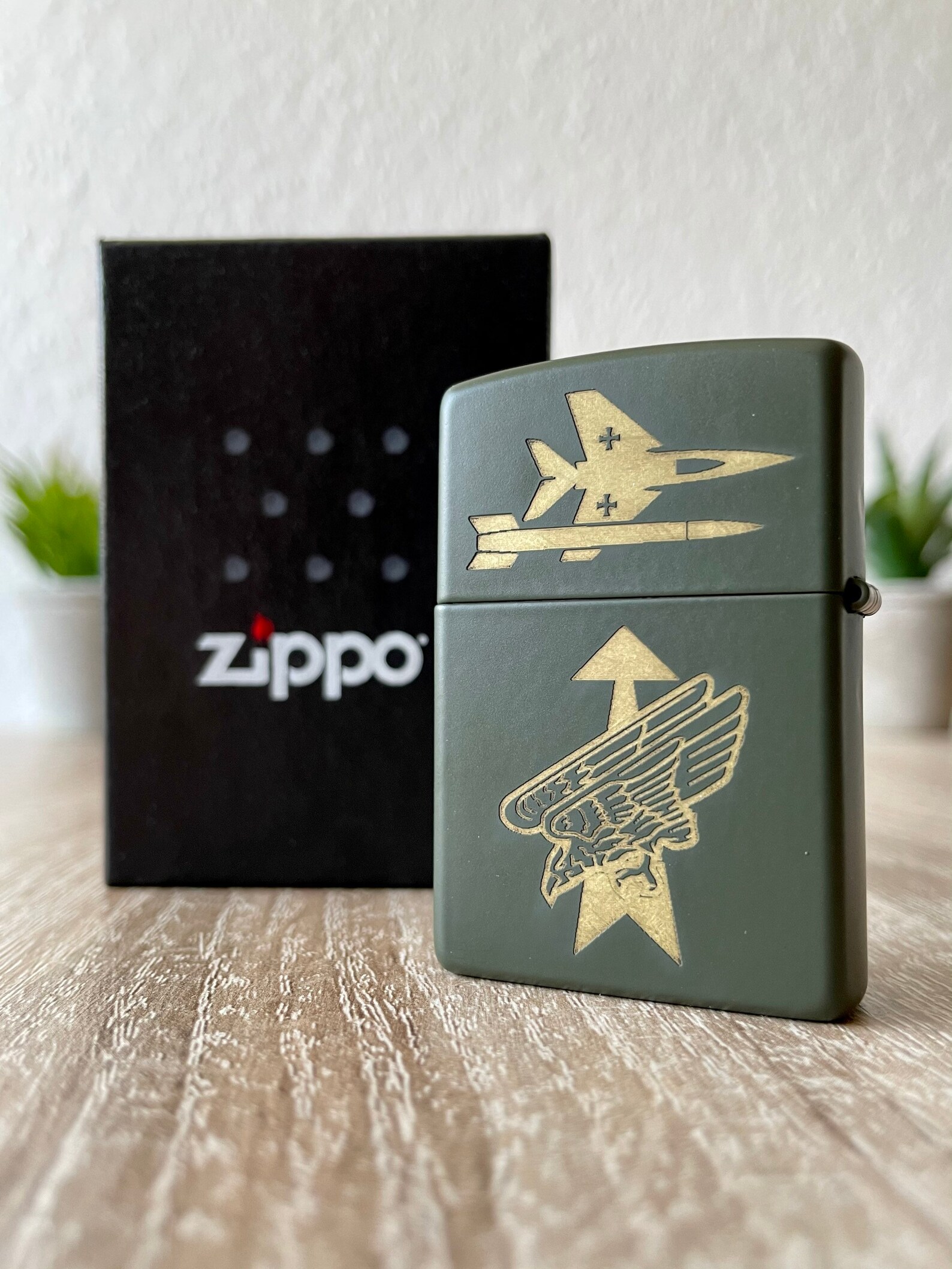 Original Zippo gasoline lighter / Bundeswehr Air Force Etsy