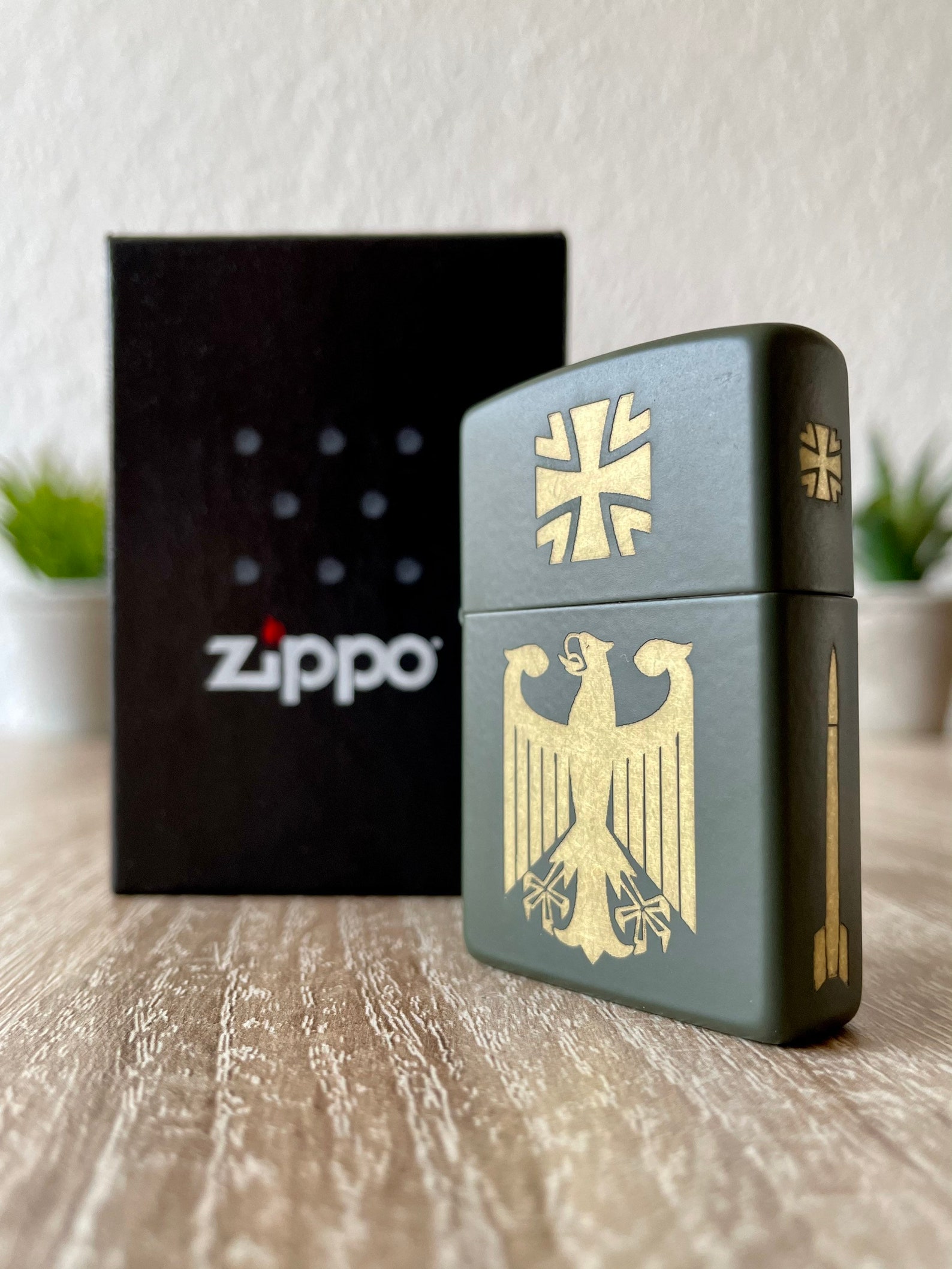 Original Zippo gasoline lighter / Bundeswehr Air Force Etsy