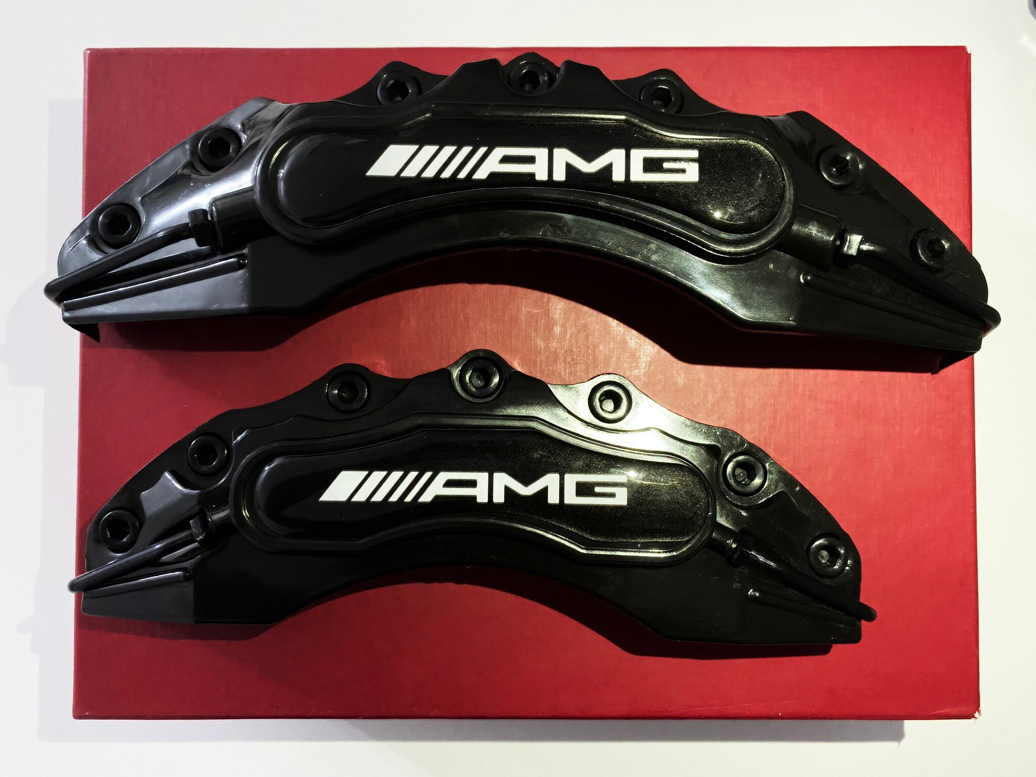 Mercedes Benz Amg Brake Caliper Cover Black 4Pcs Car Etsy