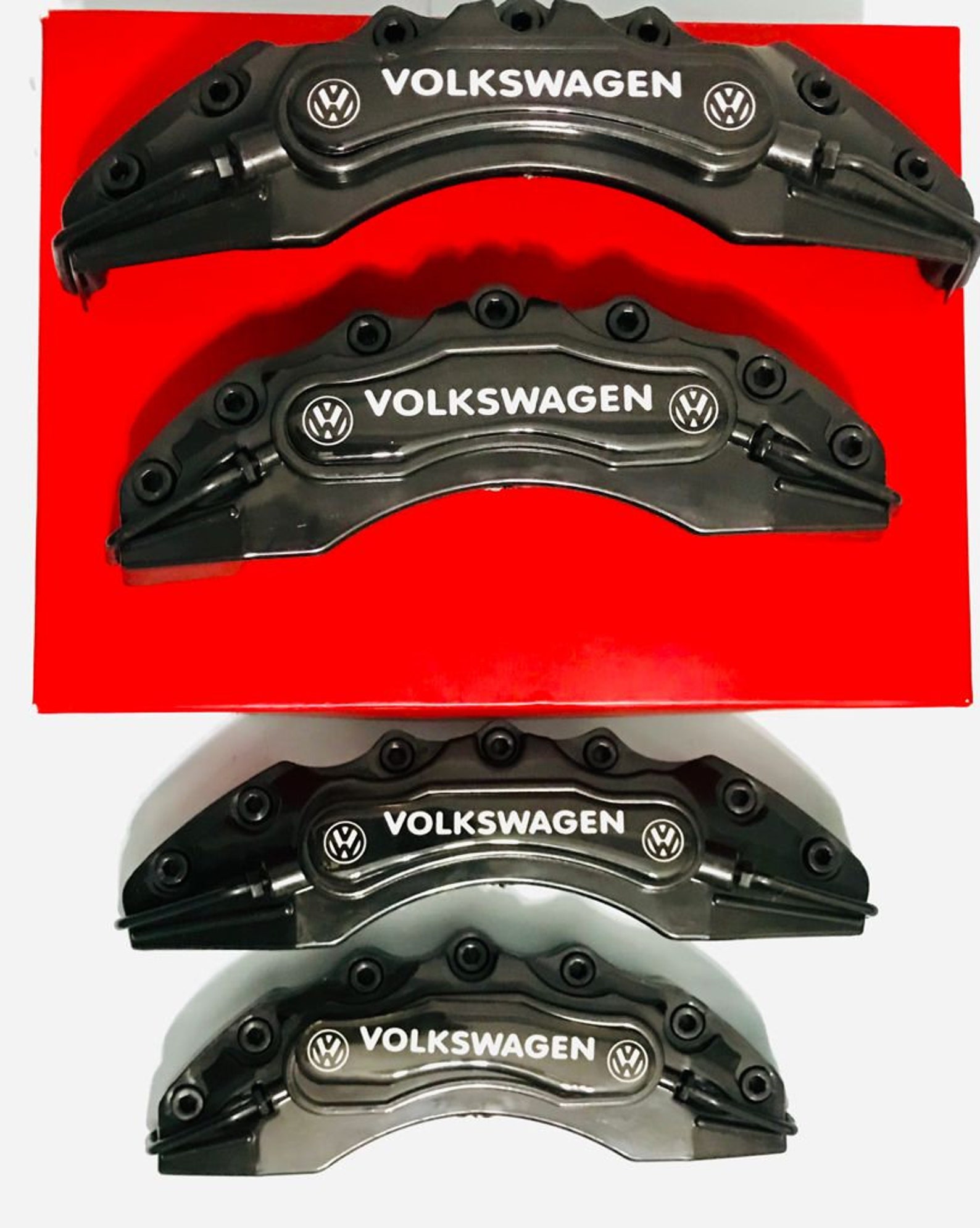 Volkswagen Brake Caliper Covers Black 4 Pcs Car Accessories Etsy