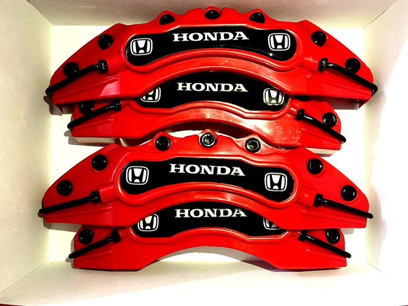 Honda Brake Caliper Cover Red 4Pcs Car Accessories Gift Civic Etsy