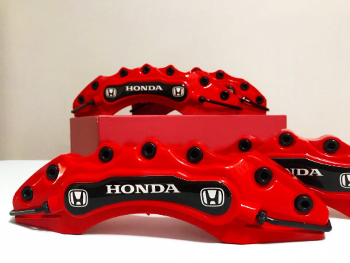 Honda Brake Caliper Cover Red 4Pcs Car Accessories Gift Civic Etsy