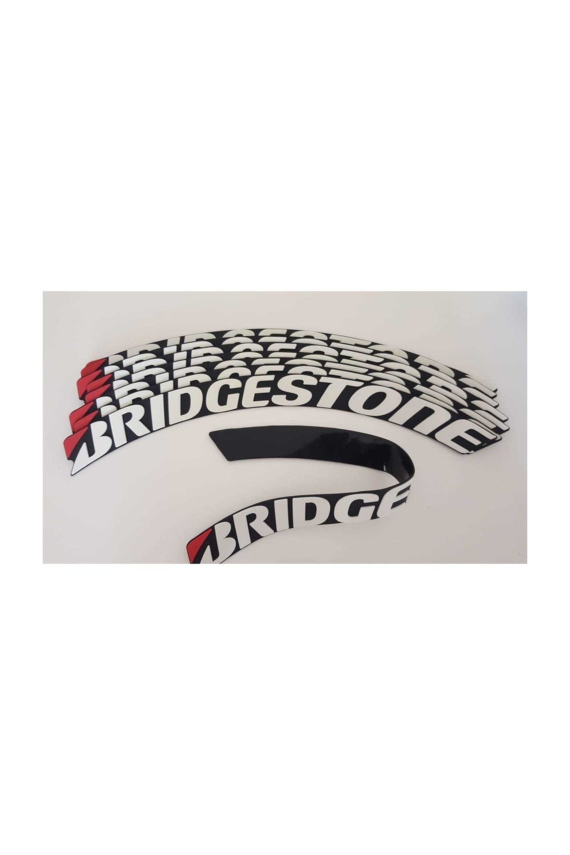 8Pcs Bridgestone Tire Sticker Permanent 3D Tire Lettering Etsy