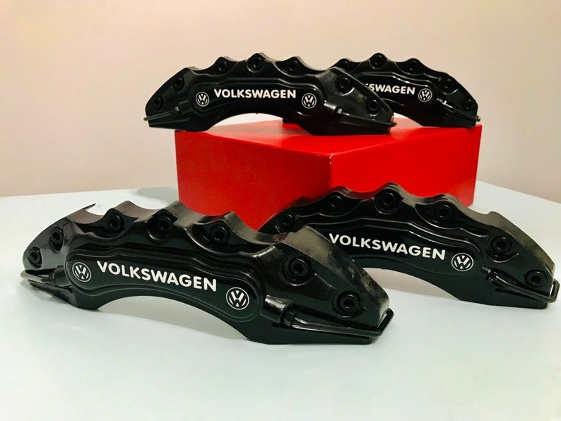 Volkswagen Brake Caliper Covers Black 4 Pcs Car Accessories Etsy