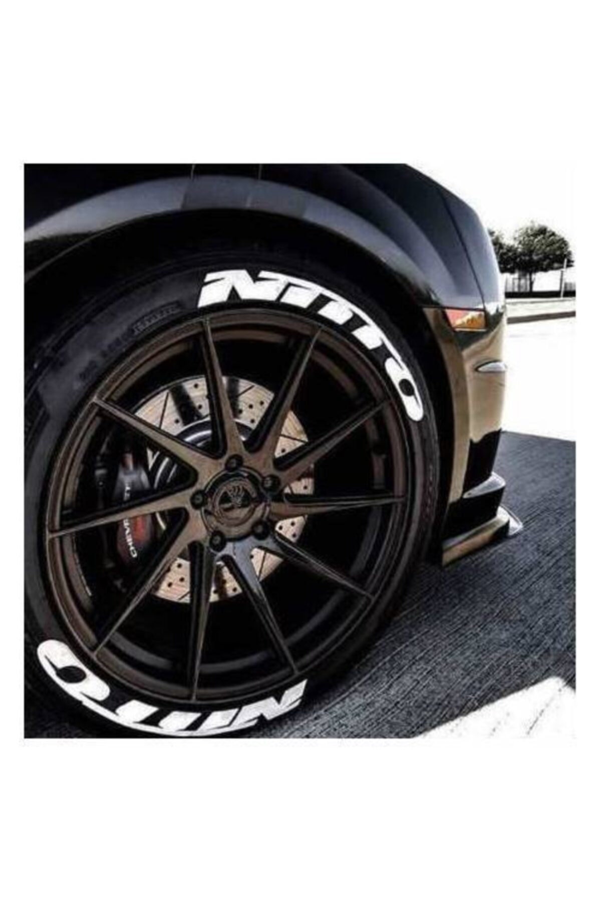 8 Pcs White Nitto Tire Lettering Tire Letters Tire Stickers Etsy