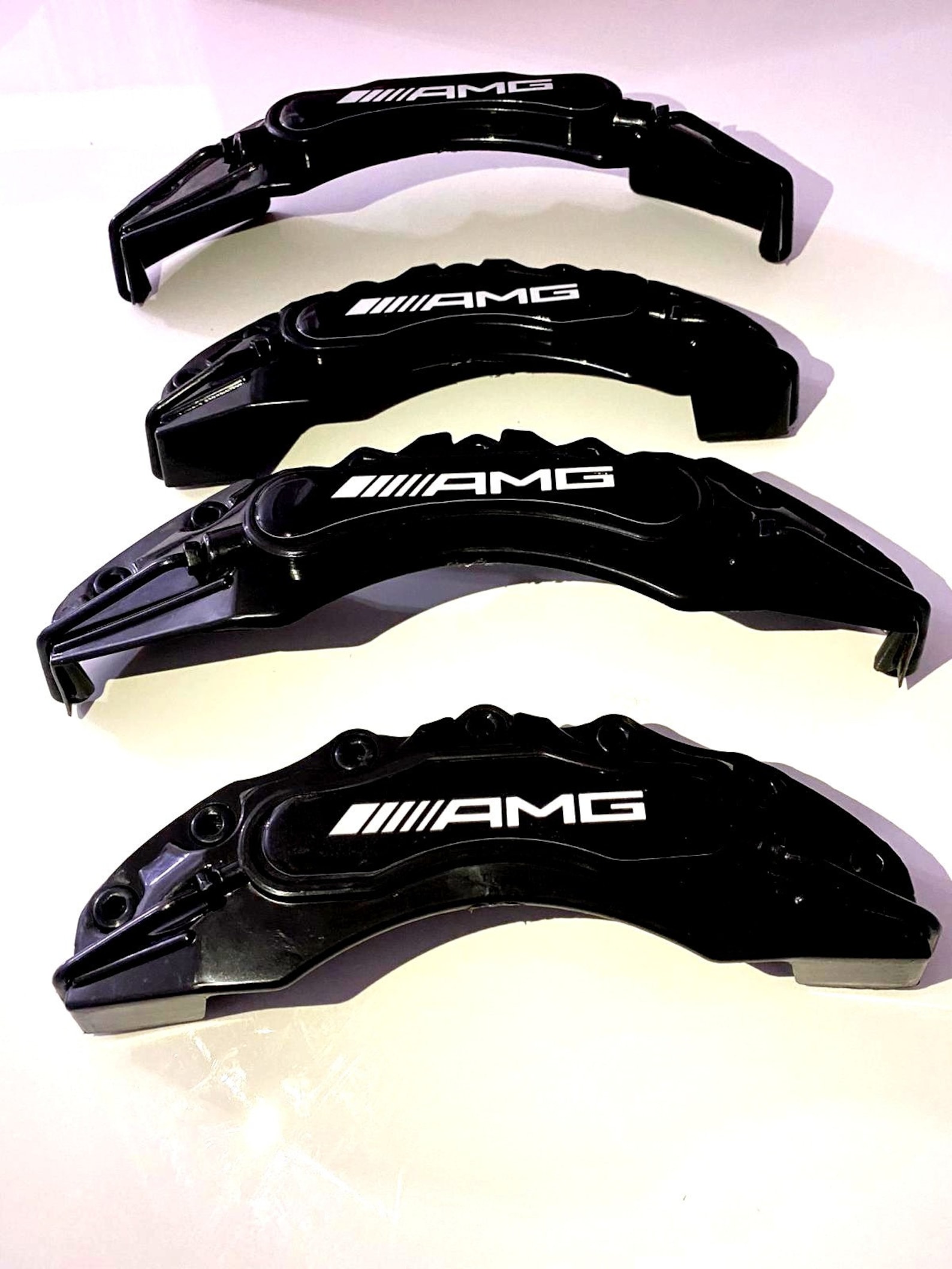 Mercedes Benz Amg Brake Caliper Cover Black 4Pcs Car Etsy
