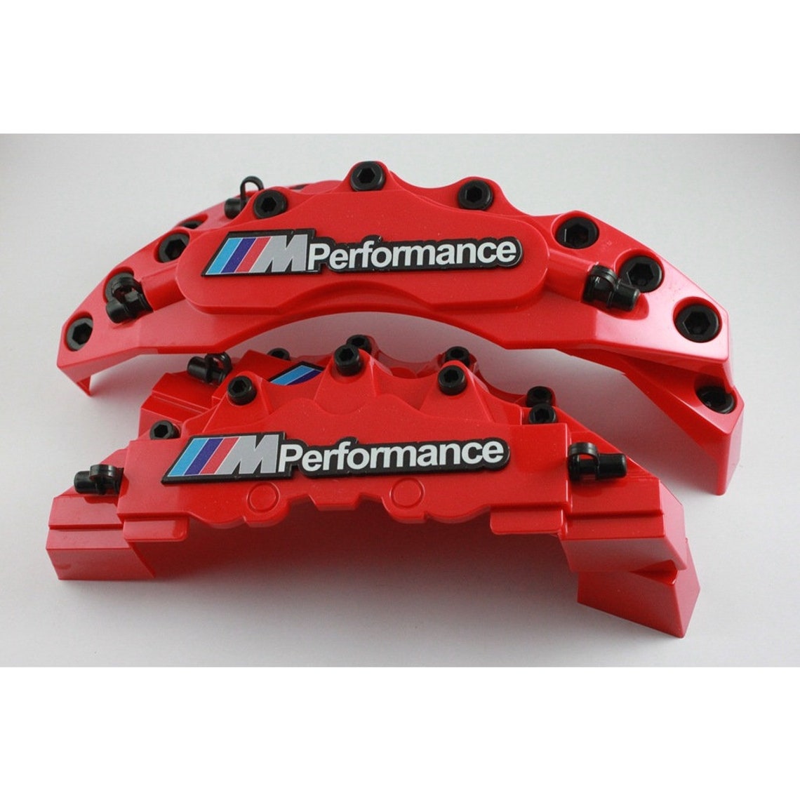 BMW M Performance Brake Caliper Cover Red 4 Pcs Car Etsy