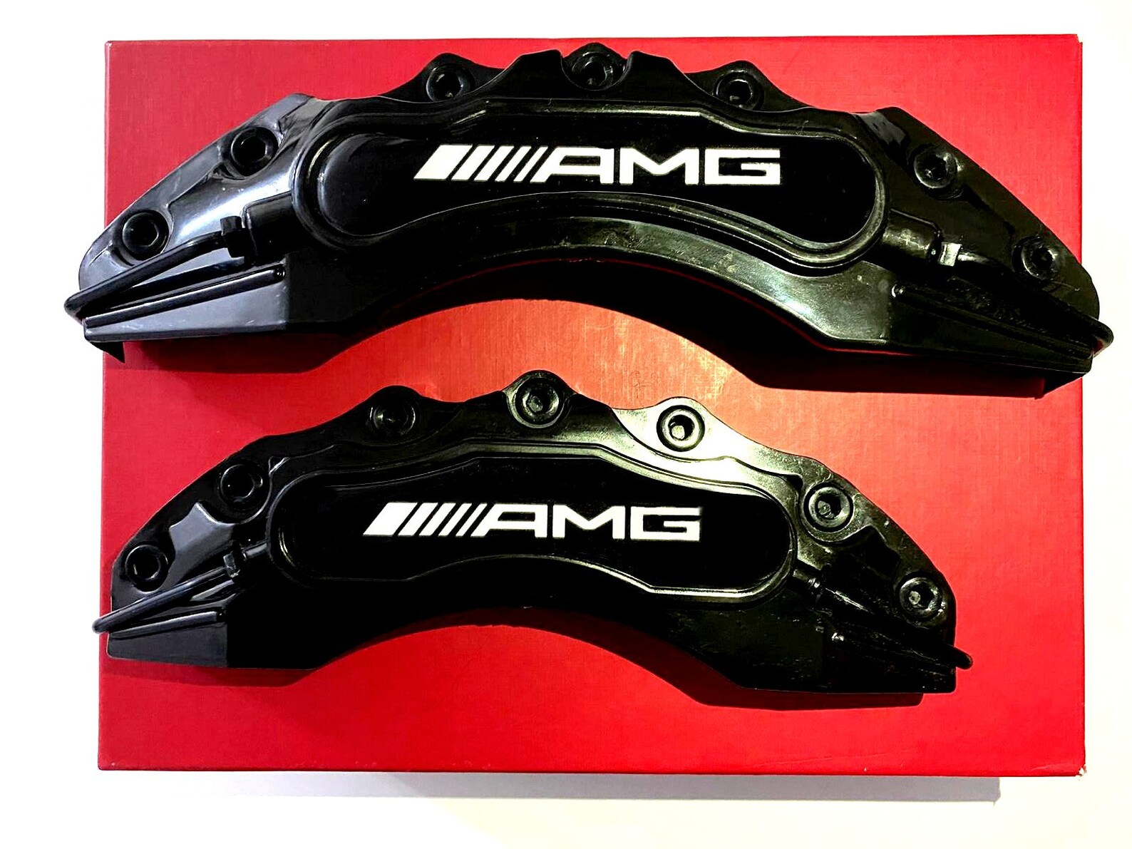 Mercedes Benz Amg Brake Caliper Cover Black 4Pcs Car Etsy