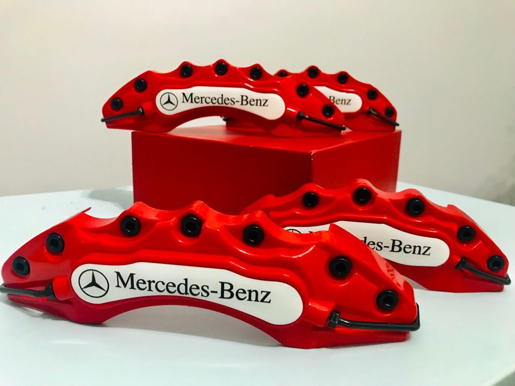 Mercedes Benz Brake Caliper Cover Red 4Pcs Car Accessories Etsy