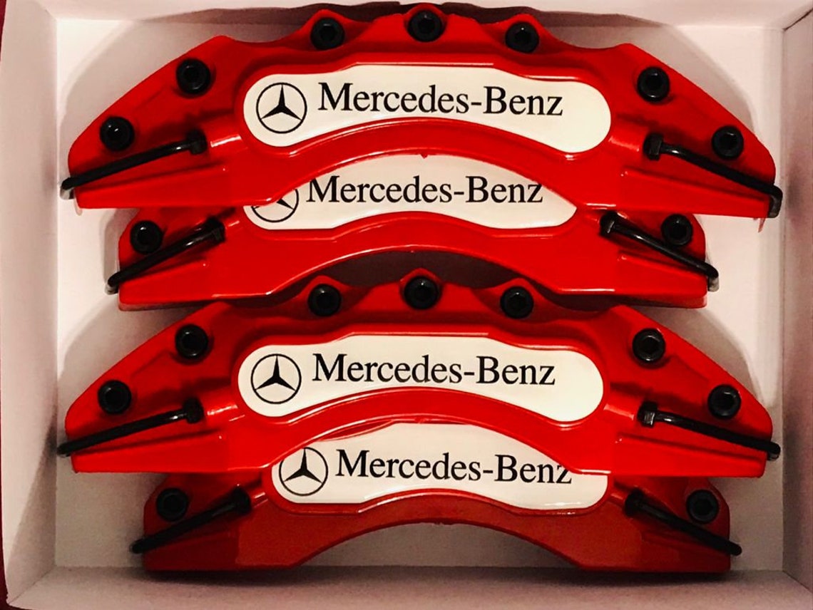 Mercedes Benz Brake Caliper Cover Red 4Pcs Car Accessories Etsy