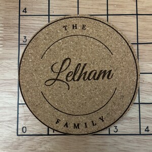 Posavasos personalizados - juego de 4