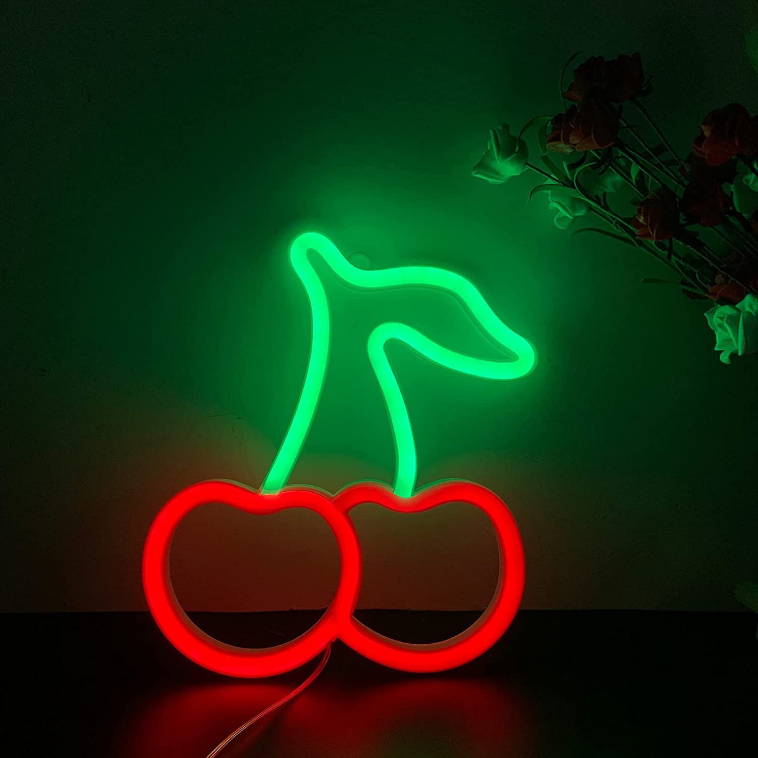 Neon Lights Cherry LED Cherry Neon Signs Etsy