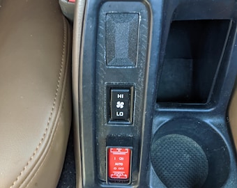 Toyota 4Runner E-Brake Console Switch Panel | Fits 3rd Gen 4Runner Console Swap into 1st Gen Tacoma (3-Slot Mount)