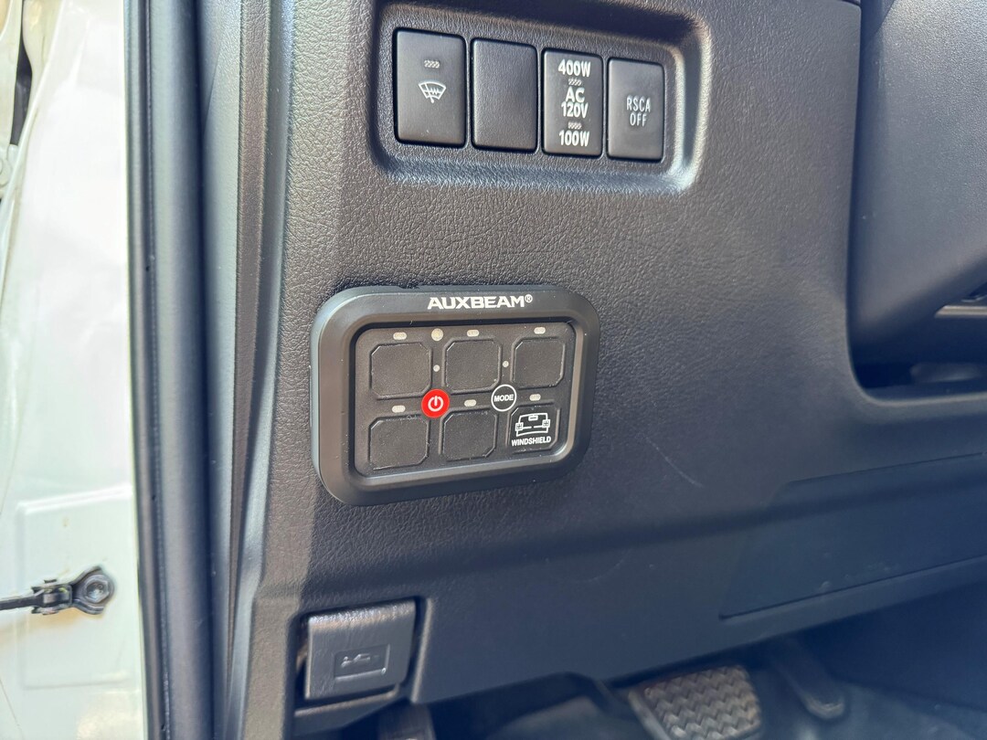 Toyota 4runner Auxbeam RA60 Switch Panel Mount (6-gang) | No-drill ...