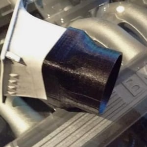 BMW E30 Brake Cooler Adapter: High-Strength PETG, Fits 3&quot; Hose (1982-1991)
