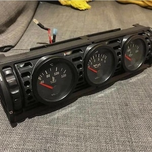 BMW E30 Triple Gauge Pod (3x52mm) l Center Vent Replacement (1982–1992)