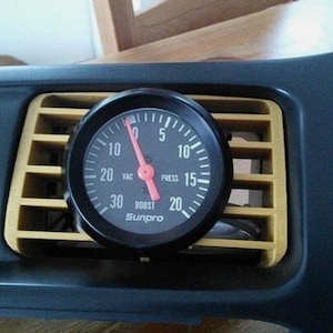 Subaru Legacy Vent Gauge Pod | 2000 | 52mm Gauge Mount | Ash Tray Install | OEM-Style PETG