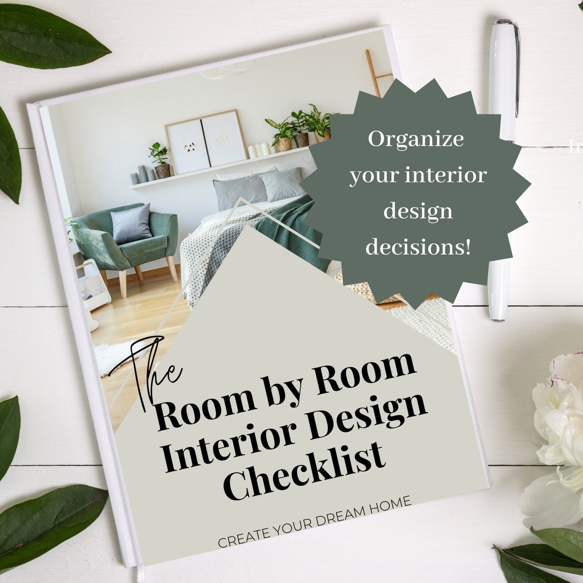 Printable Interior Design Checklist, Room by Room List, Construction ...