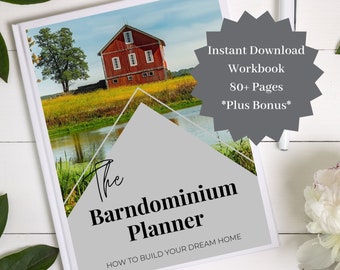 Printable Barndominium Home Renovation Planner, Home Building Checklist, Budget Binder, Home Project Planner, Home Decor Planner