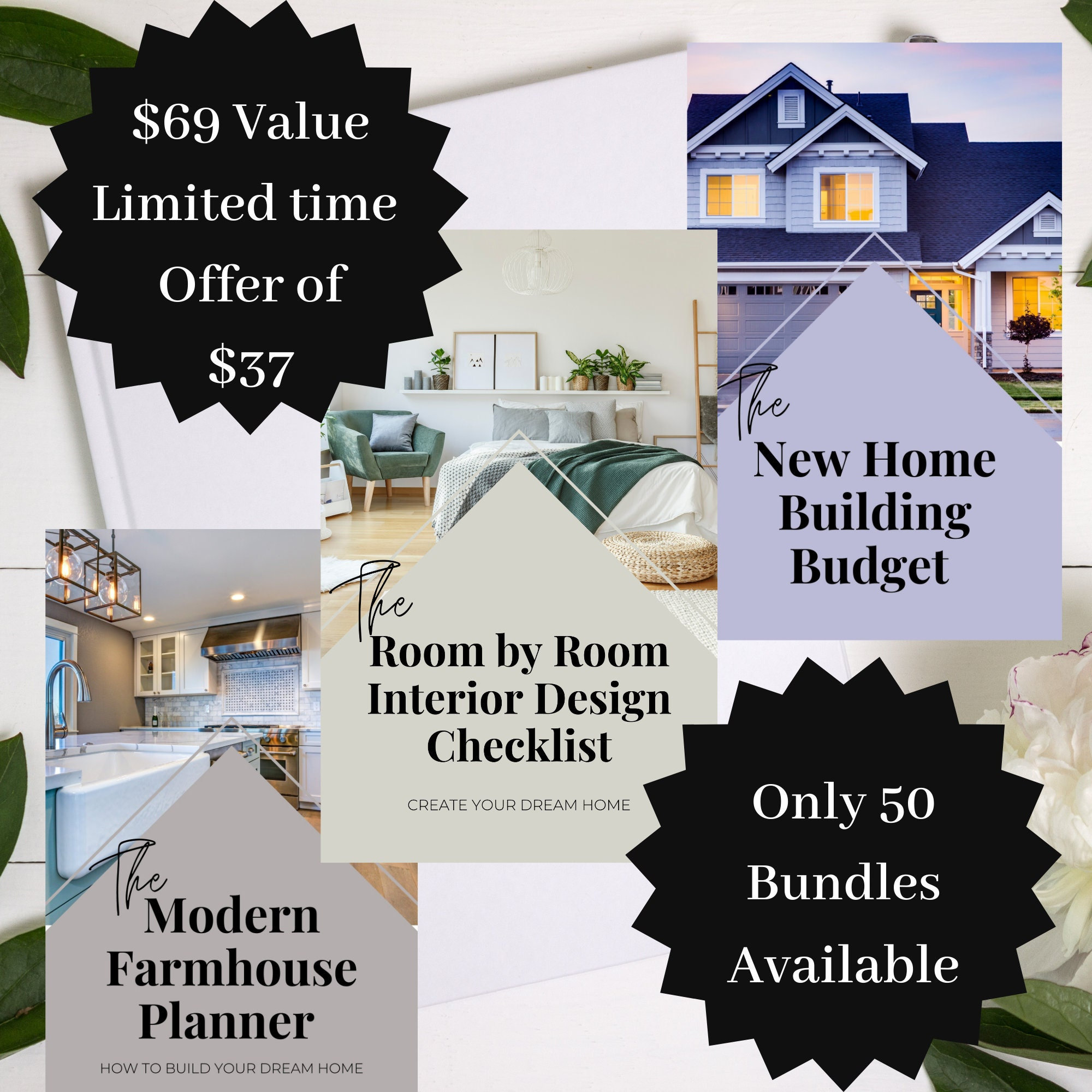 Limited Time Bundle - Top 3 Items - Printable Home Construction Planner ...