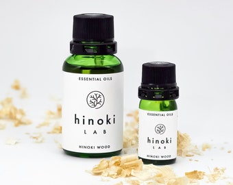 Japanese Hinoki Wood Essential Oil, 5ml Calming & Relaxing Bath Oil, Premium diffuse Fragrance, Unique Gift Hand Crafted Incense Smell Goods
