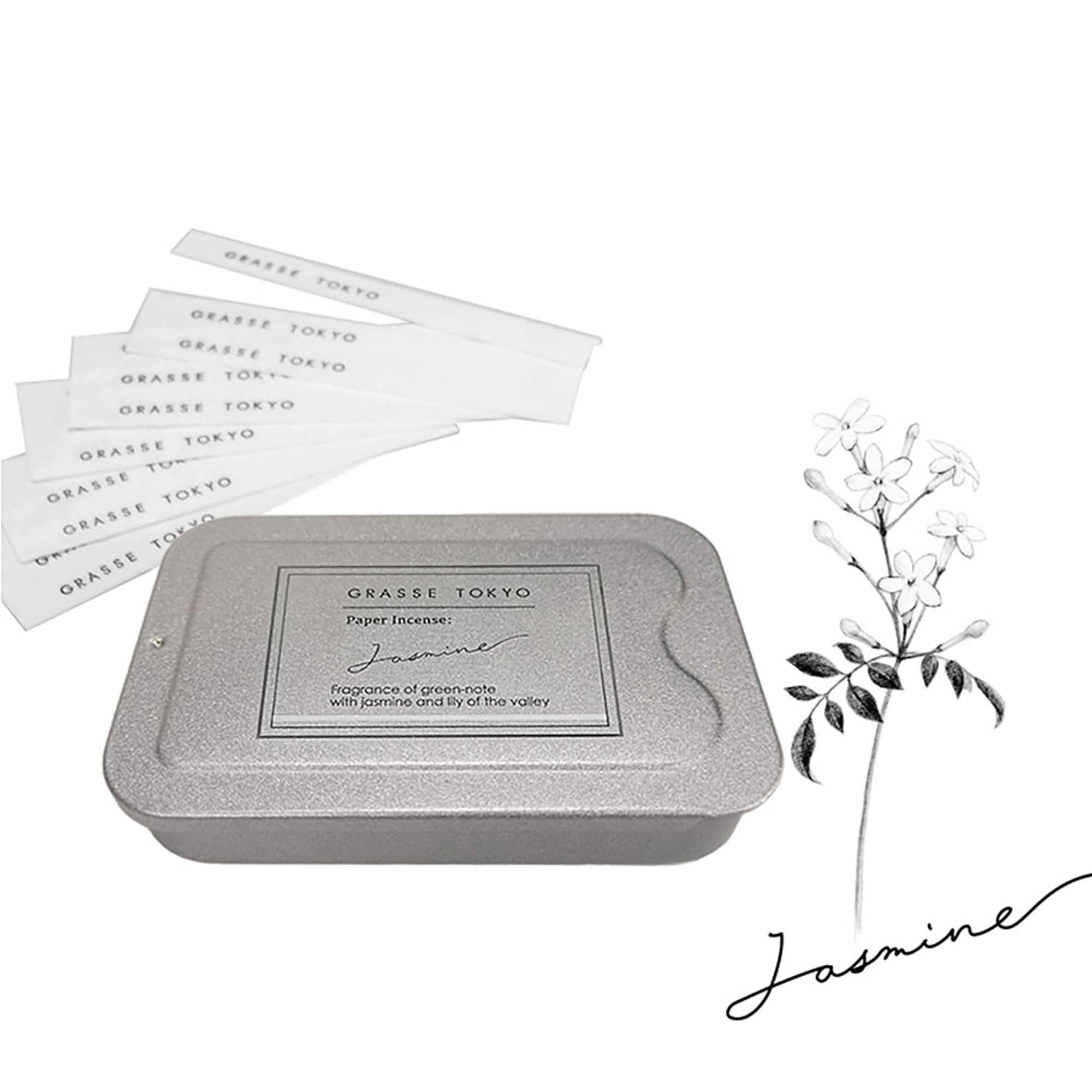 小物 Timc lnc TRADMAN'S TOKYO Incense Paper Japanese Incense Papers, 15 Premium Incense Paper Sticks With