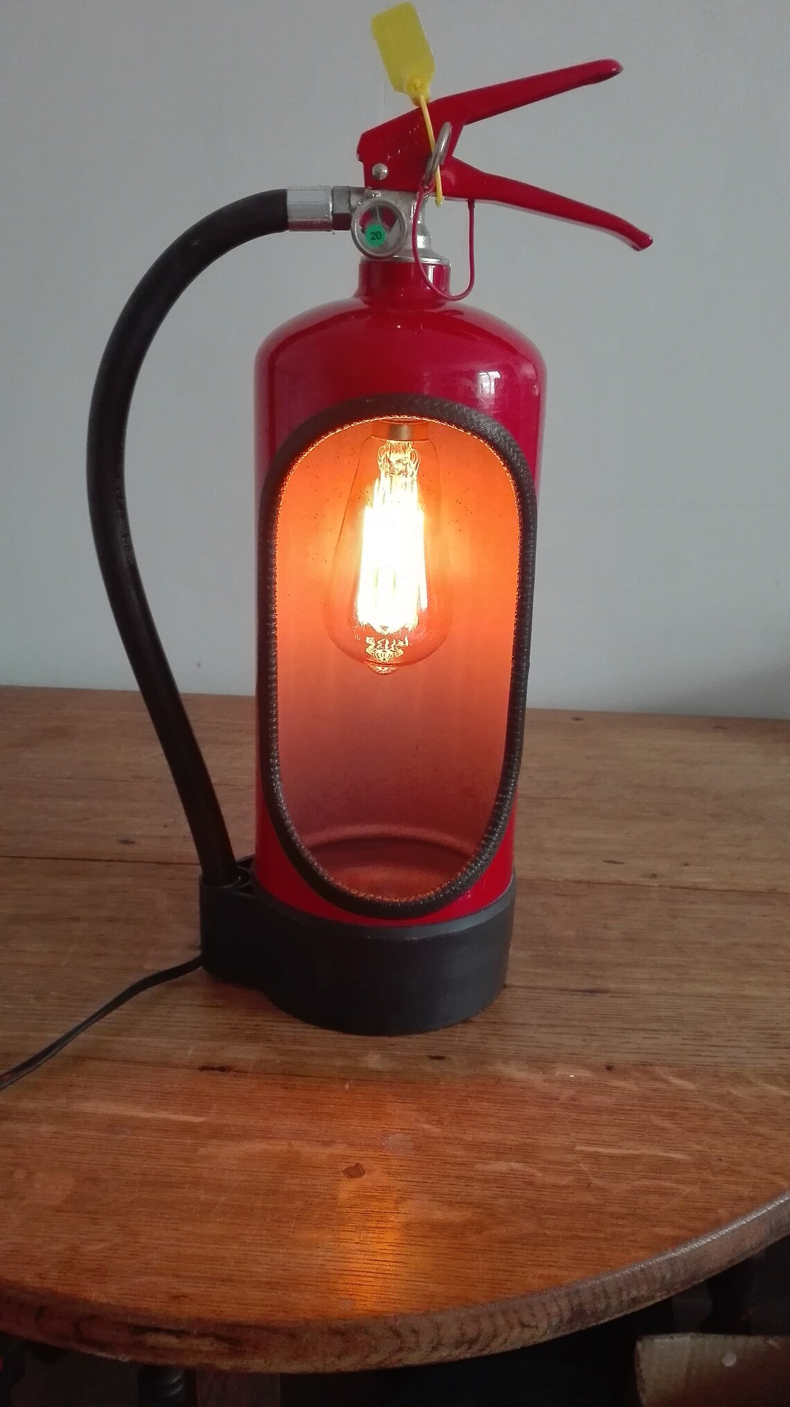 Reengineered Fire Extinguisher Lamp Stylish Retro Unique Etsy
