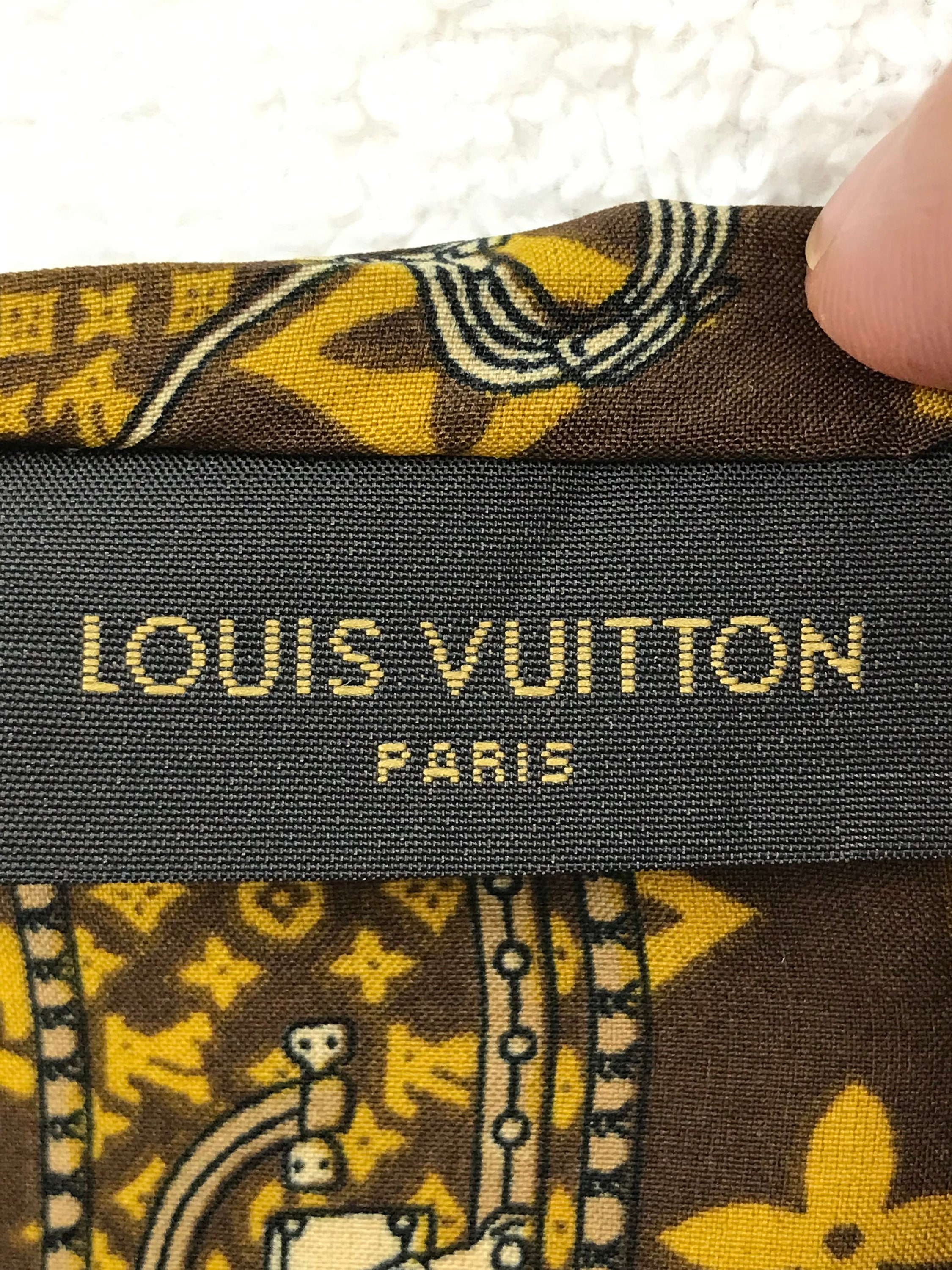 Buy Louis Vuitton Twilley Silk Scarf Monogram Confidential Bandeau Online  in India 