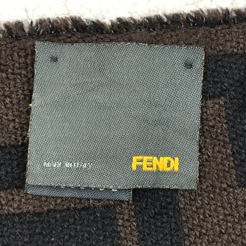 Vintage Authentic Fendi Scarf Muffler Wool Cashmere Nova Check Classic shops Wrap Winter Personalized Gifts Designer Luxury Rare Christmas Sale